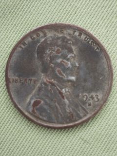 Rare 3 grams steel penny 1943 s with error