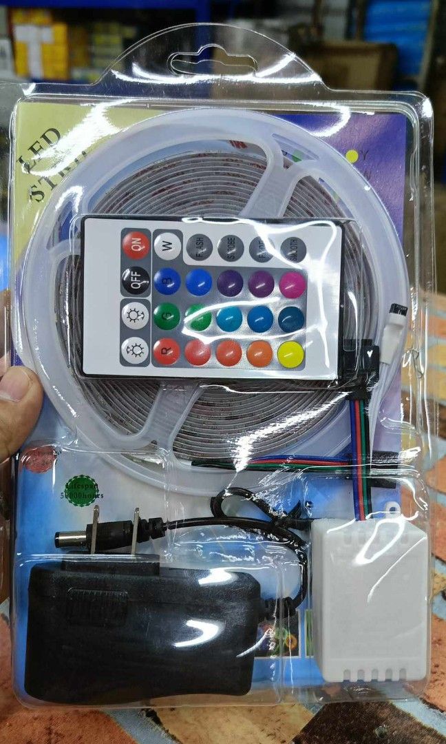 RGB Led strip light (Category: Lighting & Studio Equipment) located in Manila. Submitted by yzlshop (Listing ID 1298887224, Image 1). Description: Brand new We offer COD , same day delivery within metro manila via Lalamove/Grab pm for more info. thank you!.