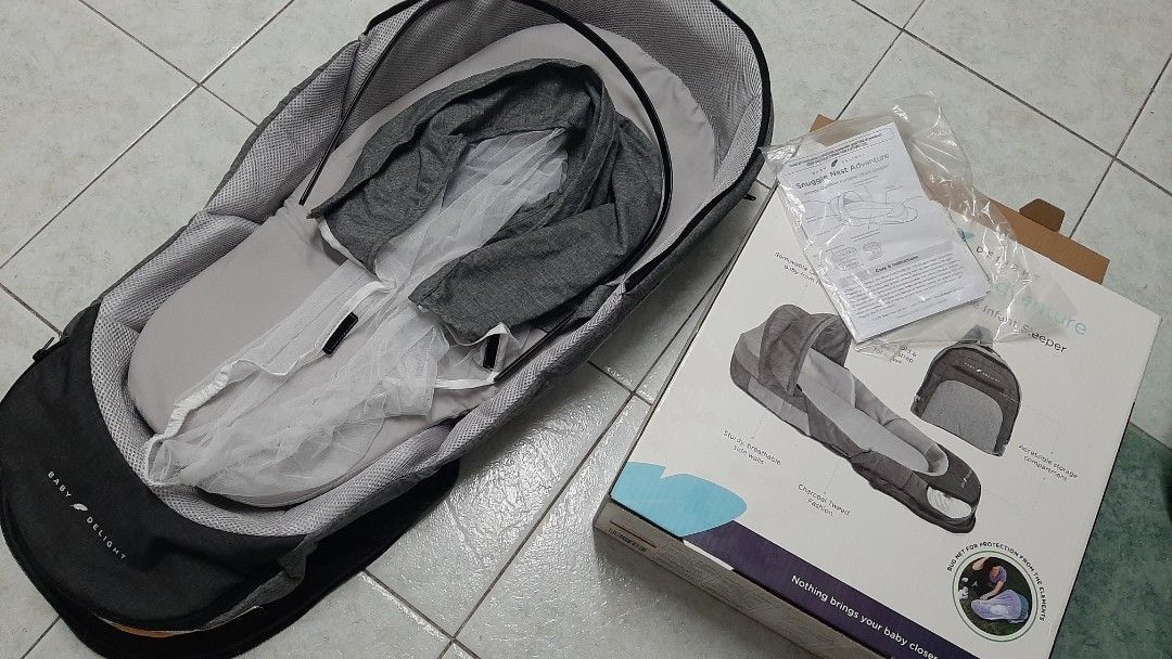 Snuggle Nest Adventure Gray Babies Kids Baby Nursery Kids Furniture Cots Cribs on Carousell