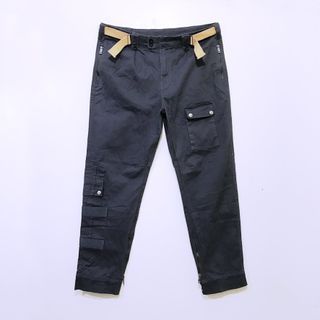 SPIEZ – NWOT Men's Tactical Cargo Pants with Multi-pockets and Adjustable Belt Trap - Blue Gray