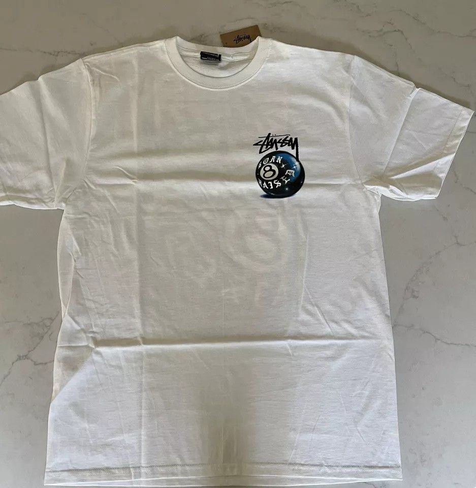 Stussy Born X Raised 8 Ball Tee, Men's Fashion, Tops & Sets