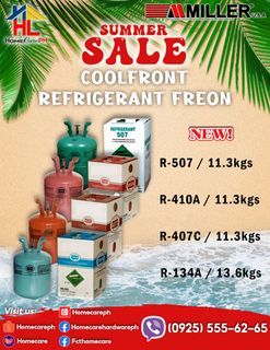 SUMMER SALE (Miller Coolfront Refrigerant Freon)