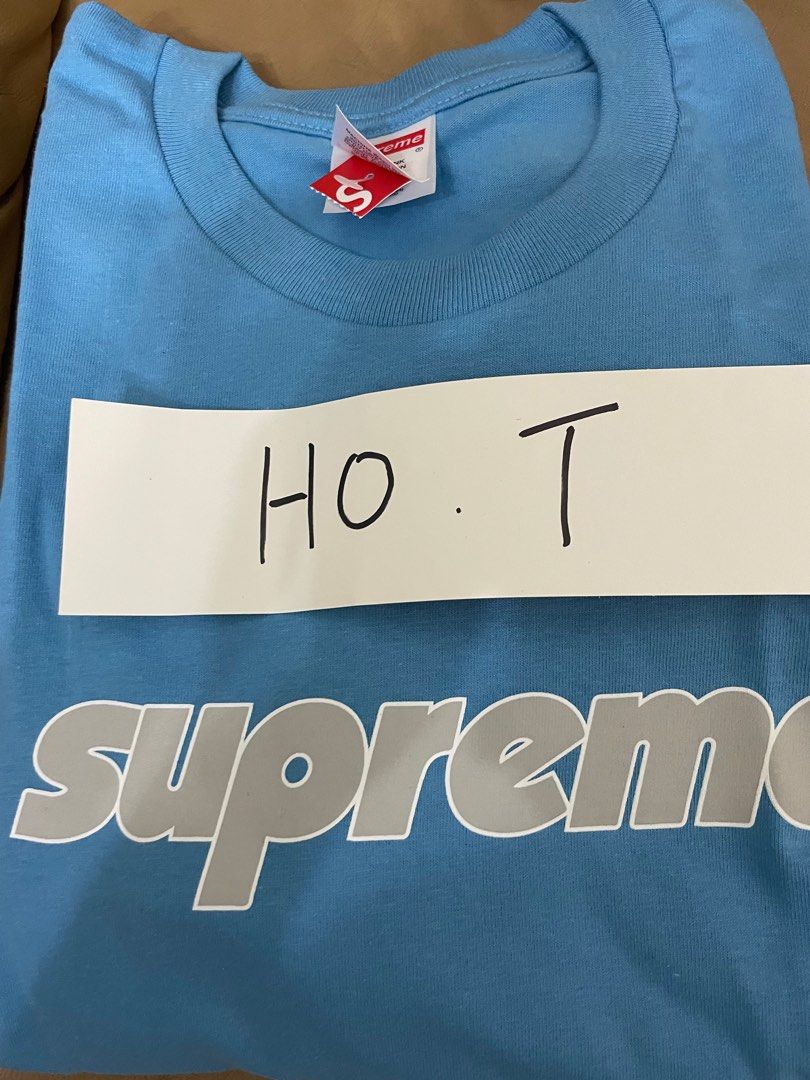 Supreme SS24 Pinline Tee Blue L Size