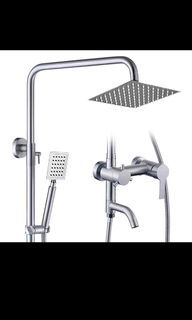 sus304 3-way hot and cold shower set stainless steel