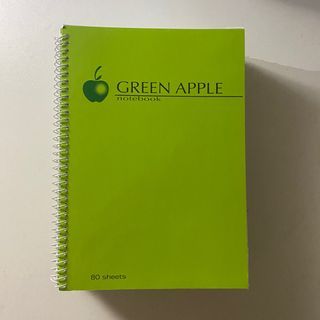TAKE ALL 8 pcs Green Appled Spring Spiral Notebooks (Regular Sized) 152 × 216 MM