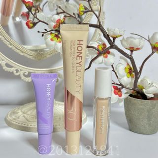 Take all for ₱250 Honey Beauty Sunscreen Foundation, Concealer and Color Corrector