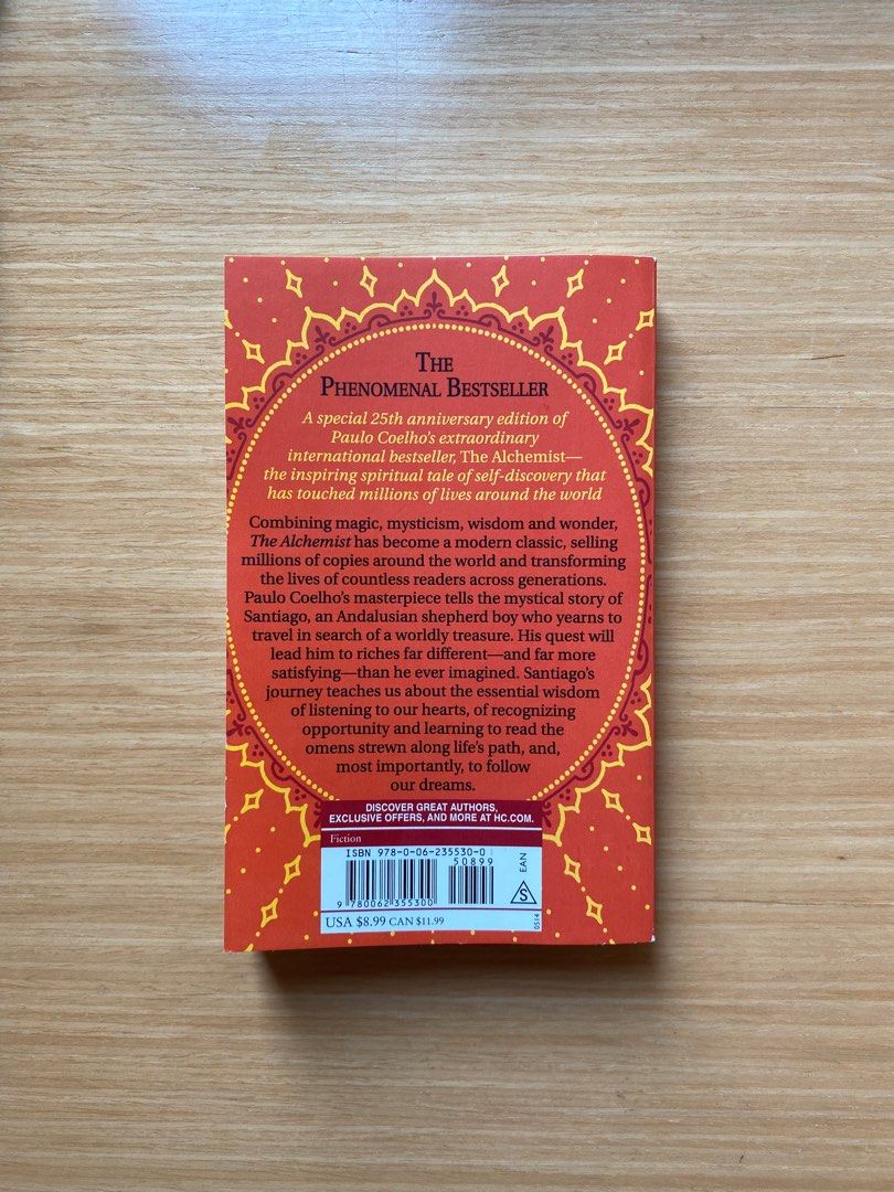 The Alchemist by Paulo Coelho (25th Anniversary Edition), 興趣及