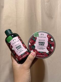 THE BODY SHOP SHOWER GEL AND BODY BUTTER BUNDLE