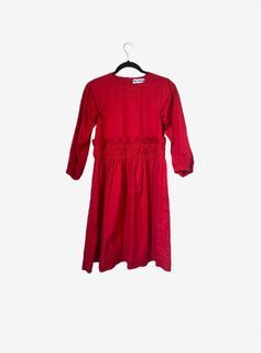 ultra rare! MOLLY GODDARD Spring 2018 Ruffled Waist Dress