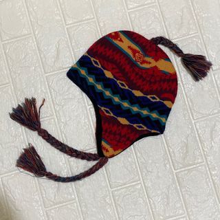 Unisex Pendleton Beanie Merino Wool Stocking Cap Ski Hat Toque Ear Flaps Tassel Pom Pom adult size one size