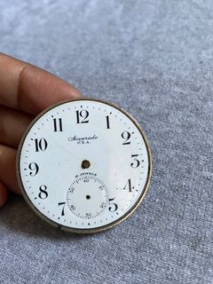 Vintage Hiegrade USA 15 Jewels Pocket Watch Movement
