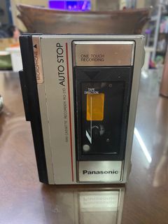 Vintage Panasonic Mini Cassette Recorder RQ-310 For Repair or Parts Only Walkman - DEFECTIVE