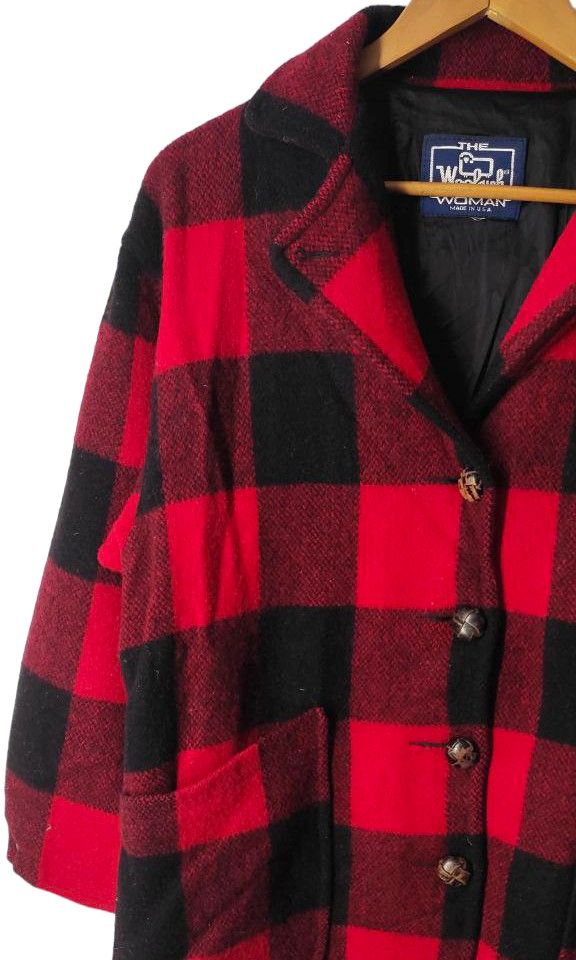 VINTAGE WOOLRICH MADE IN USA WOOL JACKET(21.5x29), Women's Fashion