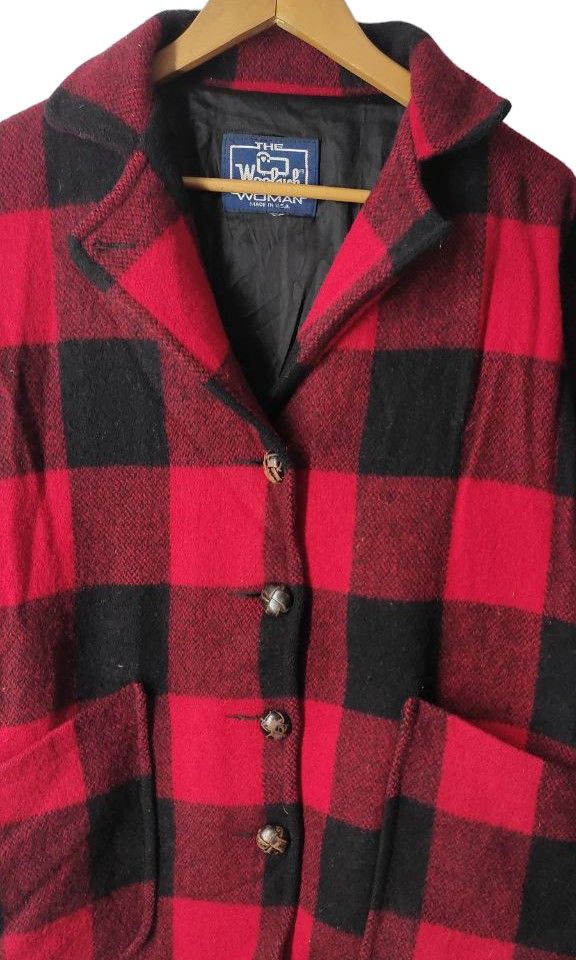VINTAGE WOOLRICH MADE IN USA WOOL JACKET(21.5x29), Women's Fashion