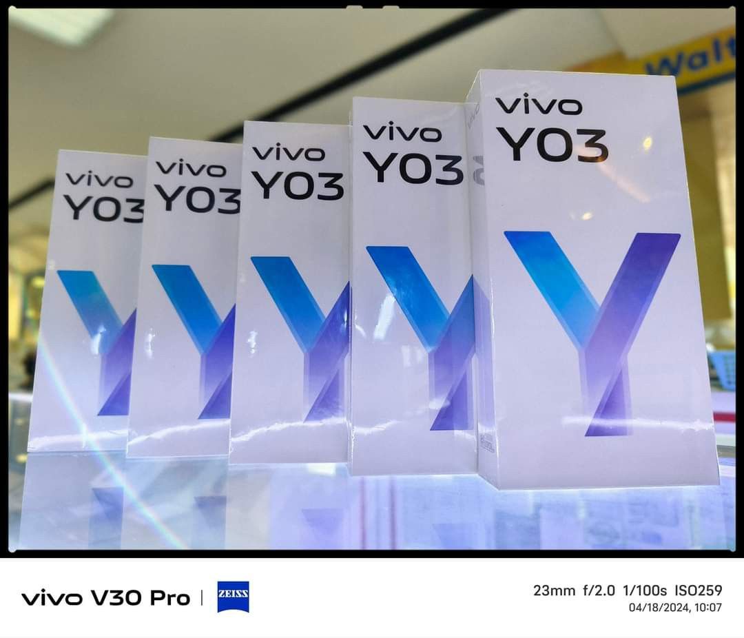 VIVO Y03 (Category: Vivo) located in Manila. Submitted by cristal214 (Listing ID 1298875432, Image 1). Description: ‼️NEW PRODUCT AVAILABLE‼️ 🔥VIVO Y03🔥 PRICE:👇 4+4GB RAM | 64GB ROM – 3,999 4+4GB RAM | 128GB ROM – 4,999 ‼️OPEN FOR BULK ORDER ‼️ ✨PRODUCT SPECIFICATIONS✨ ✅90HZ High Brightness Low Blue Light Screen ✅5000 MAH Battery & 15W Fast Charge ✅Mediatek Helio G85 ✅Upgraded to Android 14 / Fontouch OS 14 ✅Audio Booster (up to 150% volume) ✅