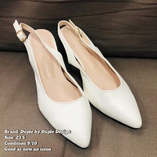 White high heels sandals