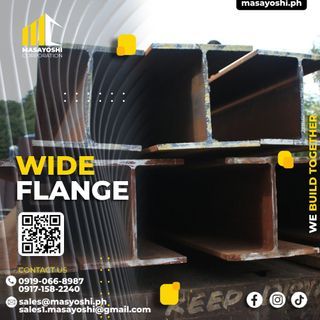 WIDE FLANGE 10x10x 49 #- 6 meters, Ibeam, Angle Bar, Cyclone Wire, Hoist, Plywood, Round Bar, Construction Supply'