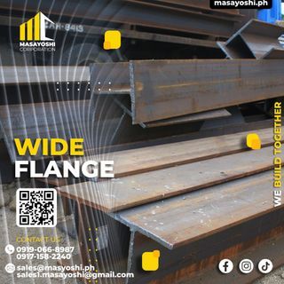 WIDE FLANGE 450 X 150 X 18MM, 7.0M, Ibeam, Angle Bar, Cyclone Wire, Hoist, Plywood, Round Bar, Construction Supply'