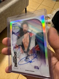 WWE Topps Chrome Shinsuke Nakamura autograph card