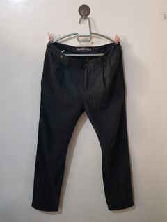 Zara Man checkered black pants