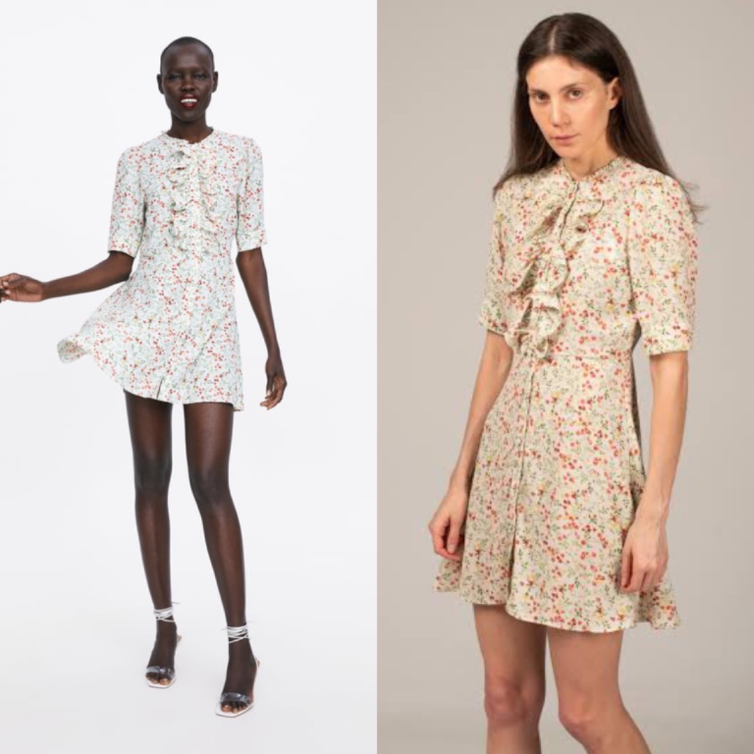 Zara tiffany dress outlet