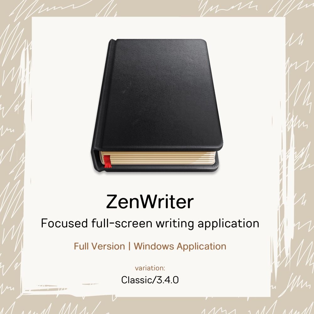 ZenWriter (Windows App | Lifetime) (Category: Software) located in Naga. Submitted by violetto_shoppu (Listing ID 1298887169, Image 1). Description: Zenwriter is a Focused full-screen writing application. We have two (2) version: ‣𝗖𝗹𝗮𝘀𝘀𝗶𝗰 = 300𝗽𝗵𝗽 ‣𝟯.𝟰.𝟬 = 400𝗽𝗵𝗽 This is a full version app for Windows (no more trials) .