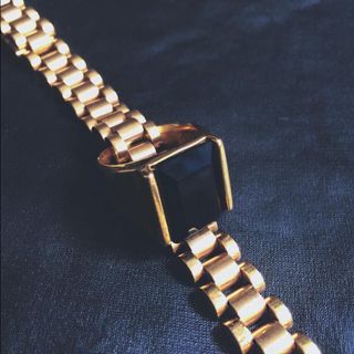 18K Gold Onyx Ring