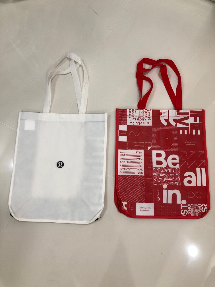 2 x Lululemon recycle Tote Bag big size Women s Fashion Bags Wallets Tote Bags on Carousell