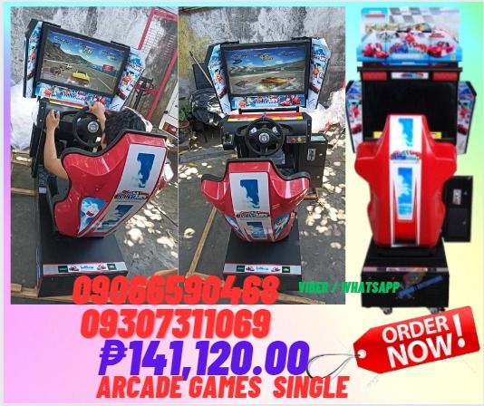 "32""LCD Outrun Single Arcade Games For Sale (Category: Nintendo) located in Aroroy. Submitted by 09307311069 (Listing ID 1299024325, Image 1). Description: 1.Size：170*110*190cm 2.Weight：130KG arcade games for adult .