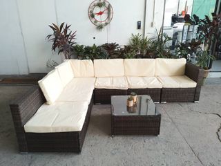 7pcs Wicker Sofa Set