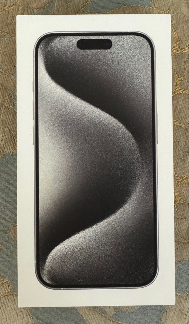 全新未開封iphone 15 pro 256GB White Titanium, 手提電話, 手機 