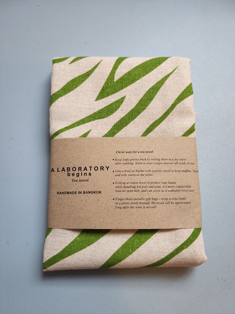 ALAB begins Tea towel handmade in Bangkok muji style