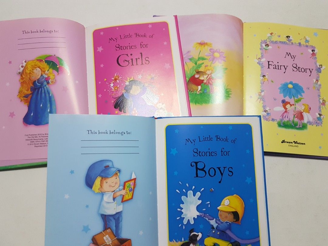 (All $50) 兒童圖書 My Little Book of Stories for Girls / Boys, My Fairy ...