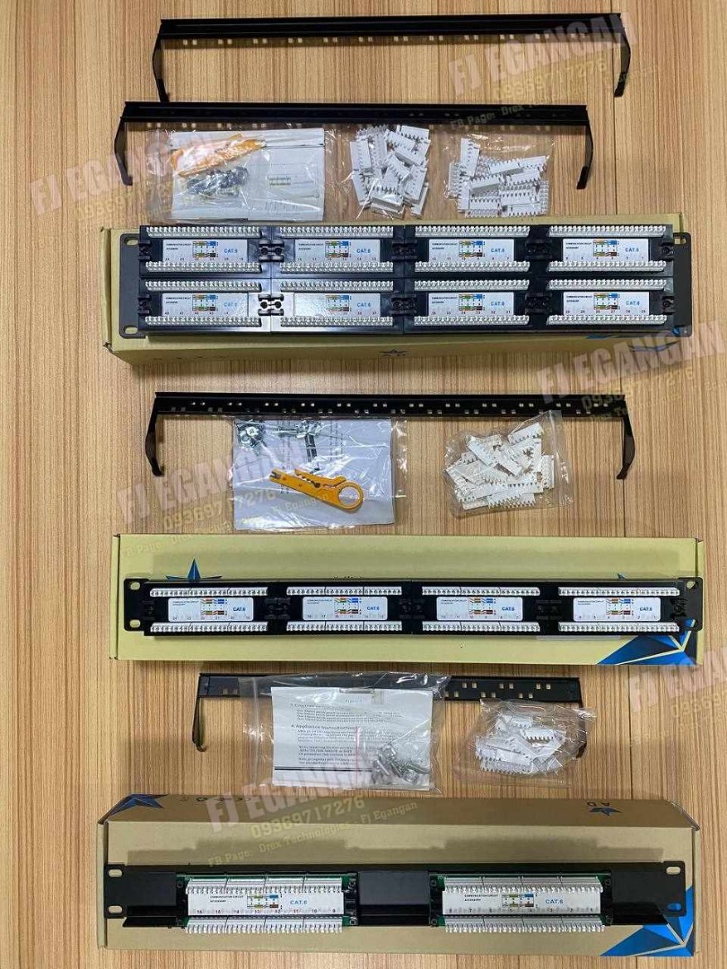 Ad-Link Patch panel Cat6 Fully Loaded, Computers & Tech, Parts ...