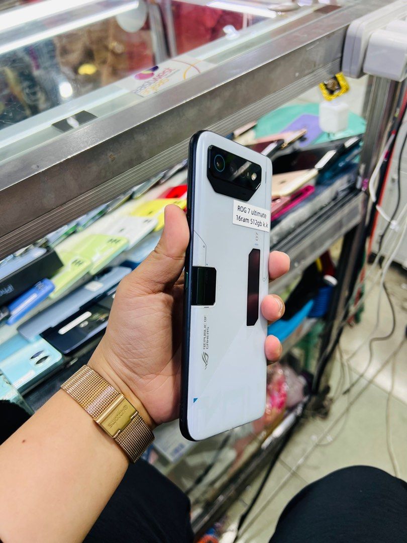 Asus ROG 7 Ultimate 512/16gb Global Complete (Category: Asus) located in San Juan City. Submitted by javedsgadgetshop (Listing ID 1299070845, Image 3). Description: OPEN FOR INSTALLMENT VIA CREDIT CARD/GGIVES & SWAP/TRADE-IN! WE BUY AND SELL ( ANYKINDS OF UNIT BINIBILI PO NAMIN)! PTPA : Padelete po f bawal Read ❗️Onhand ‼️ ROG 7 Ultimate (Complete) •512/16gb •NTC Variant •Good batt health •Factory Unlock •95% Smoothness •No hidden issue | No Repa