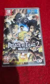 Attack On titan 2 Final battle Rare nintendo switch game sale or swap to