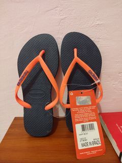 Authentic Havaiannas Navy Blue Slippers