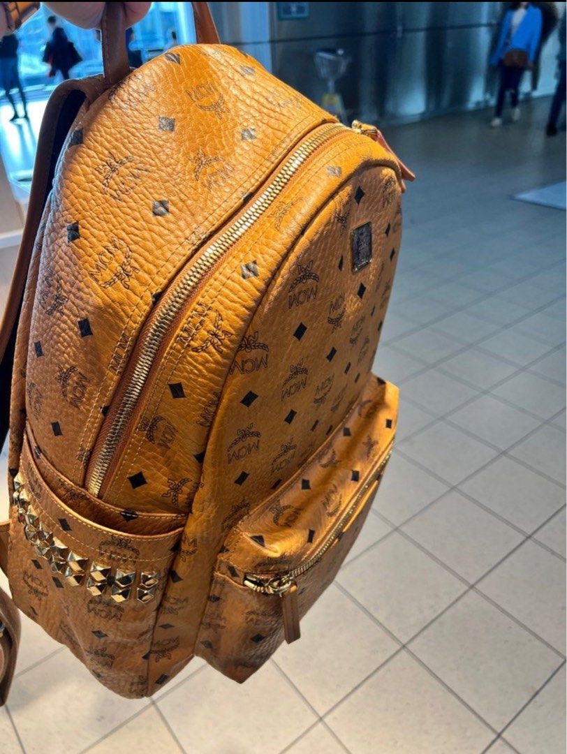 STEAL AUTHENTIC MCM VISETOS BACKPACK LARGE Men s Fashion Bags Backpacks on Carousell