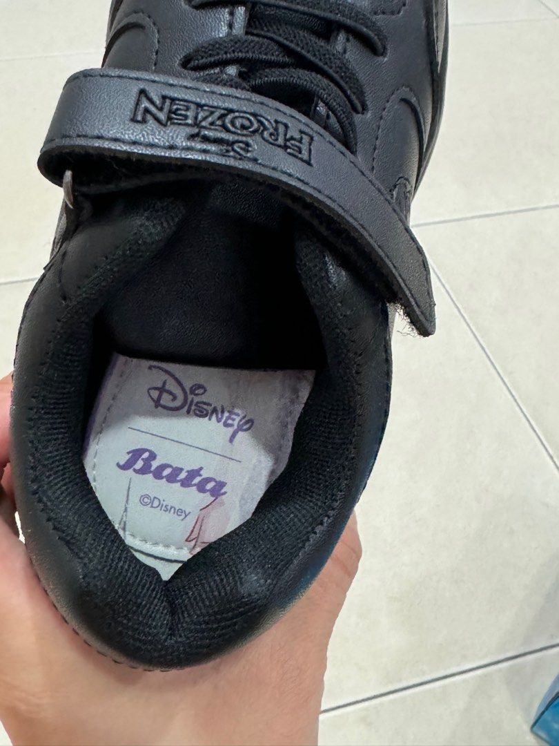 Bata Frozen Black Shoes Babies Kids Babies Kids Fashion on Carousell
