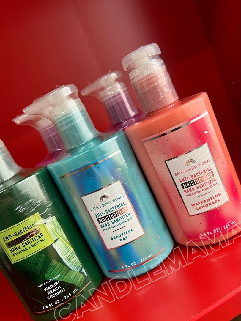 現貨包郵💚BBW 夏日香味Hand Sanitizer 225ml (full size)大枝裝酒精搓手液～, 美容＆個人護理, 健康及美容-  衛生健康- Carousell