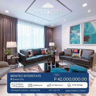 Benitez Interstate, 4BR Townhouse for Sale in Quezon City