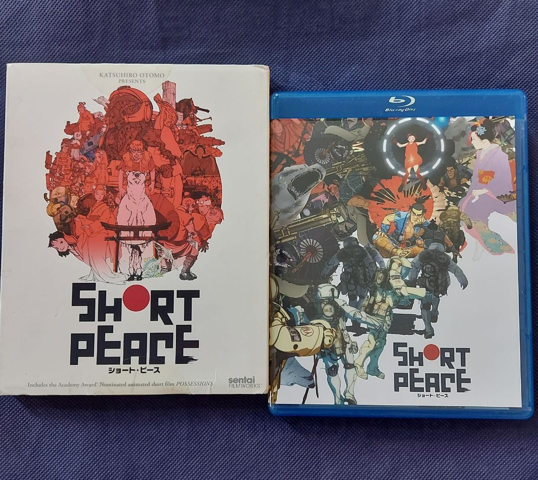 bLu-ray 短篇電影) 大友克洋katsuhiro otomo．SHoRT PEAcE (14年發表, 連紙套, 68分鐘) 英文字幕,  興趣及遊戲, 音樂、樂器& 配件, 音樂與媒體- CD 及DVD -