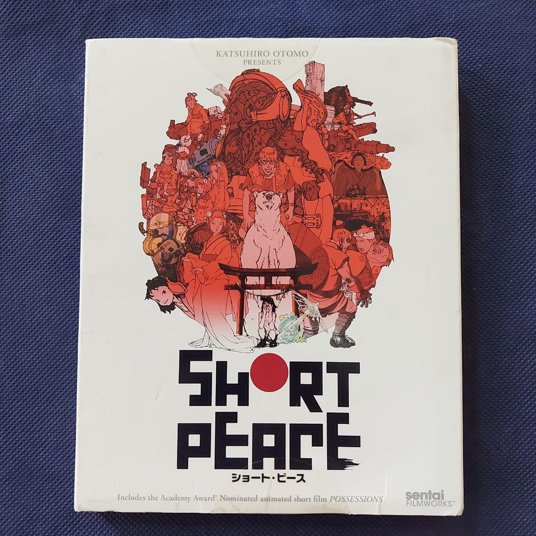 bLu-ray 短篇電影) 大友克洋katsuhiro otomo．SHoRT PEAcE (14年發表, 連紙套, 68分鐘) 英文字幕,  興趣及遊戲, 音樂、樂器& 配件, 音樂與媒體- CD 及DVD -