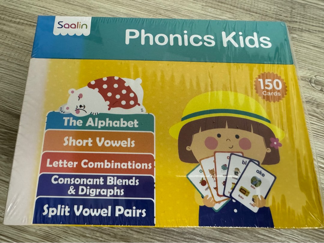 BNIB Saalin phonics kids flash cards, Hobbies & Toys, Books BNIB Saalin phonics kids flash cards, Hobbies & Toys, Books