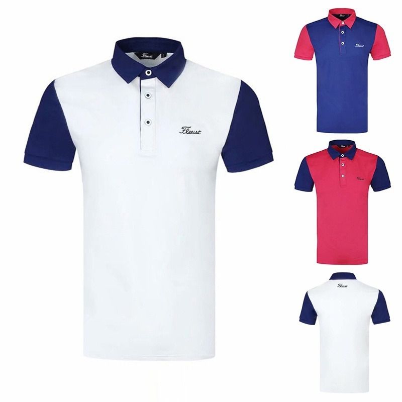 BRAND NEW IN STOCK READY STOCK 2023 Spot titleist Summer Clearance Golf Clothing Men s Short Sleeved Outdoor Sports T Shirt Breathable Quick Drying POLO Shirt Top Ball Jersey Men s Fashion Tops Sets T...