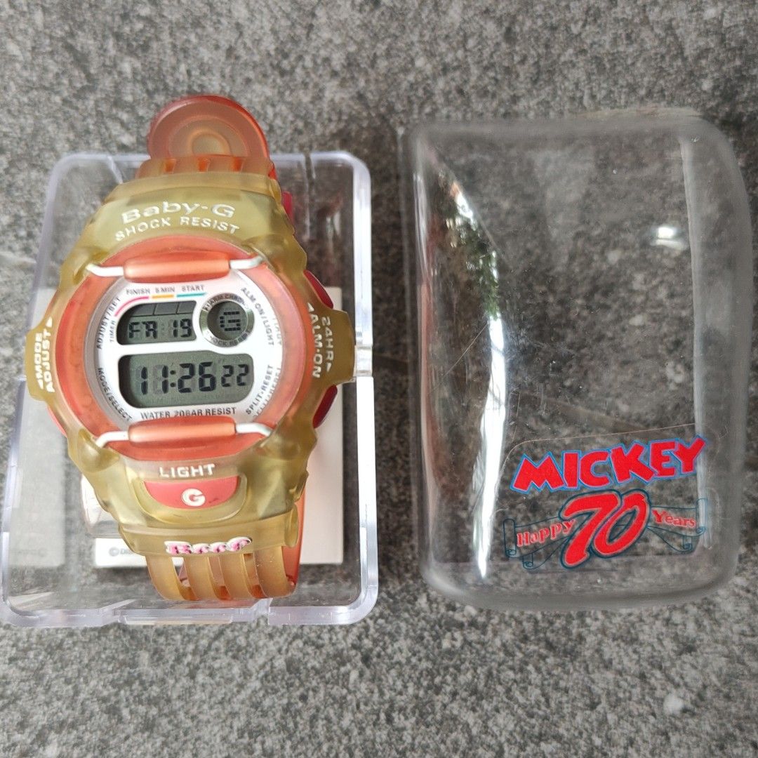 Casio Baby G disney mickey mouse 70th anniversary BG 370 limited edition used like new