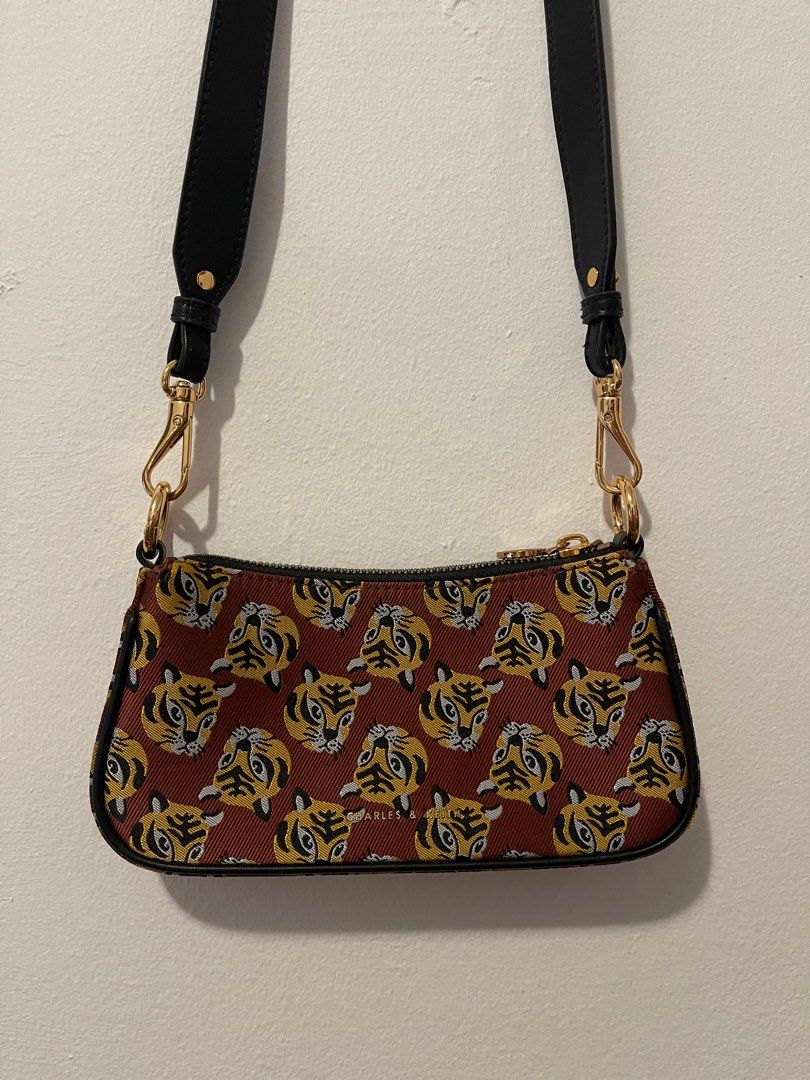 Charles Keith Lunar Collection Tiger Bag Women's Fashion, Bags