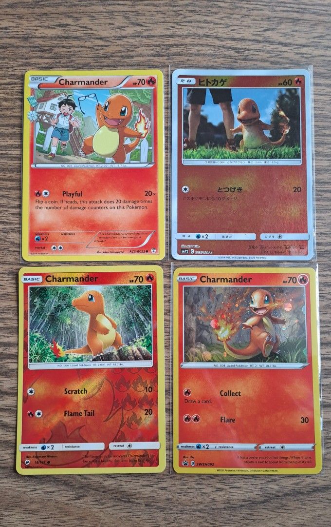 Charmander Holo Vintage Pokemon Pokmon Cards, Hobbies & Toys, Toys & Games  on Carousell