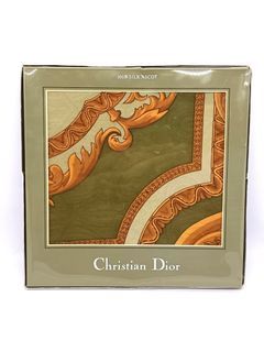 Christian Dior Vintage Silk Scarf (34 X 34 Inches)