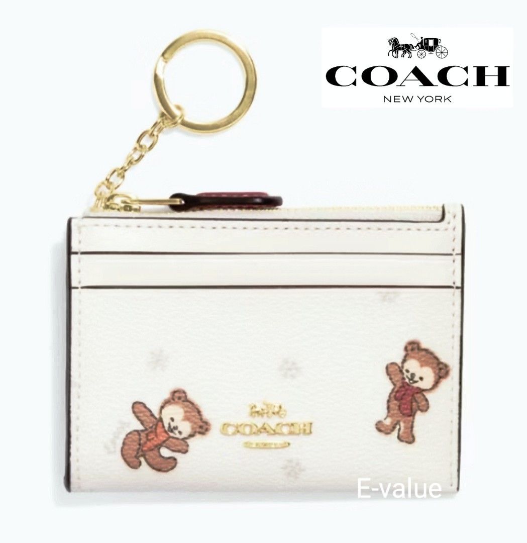Coach snowflake keychain hot sale